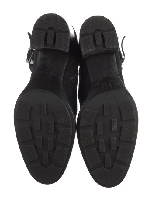 Aquatalia Suede Combat Boots