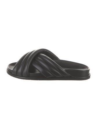 Aquatalia Leather Slides