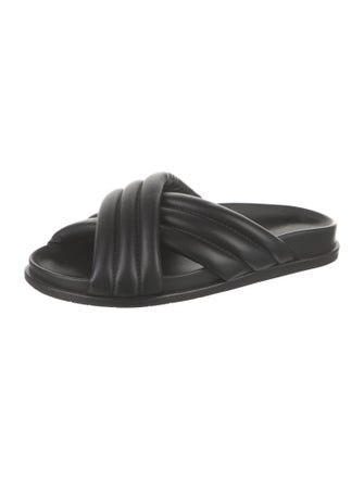 Aquatalia Leather Slides