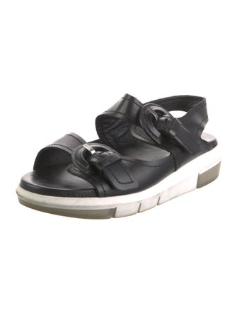 Aquatalia Leather Slingback Sandals