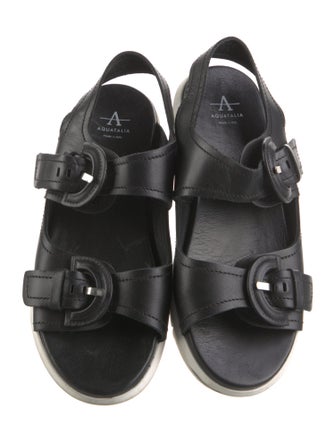 Aquatalia Leather Slingback Sandals