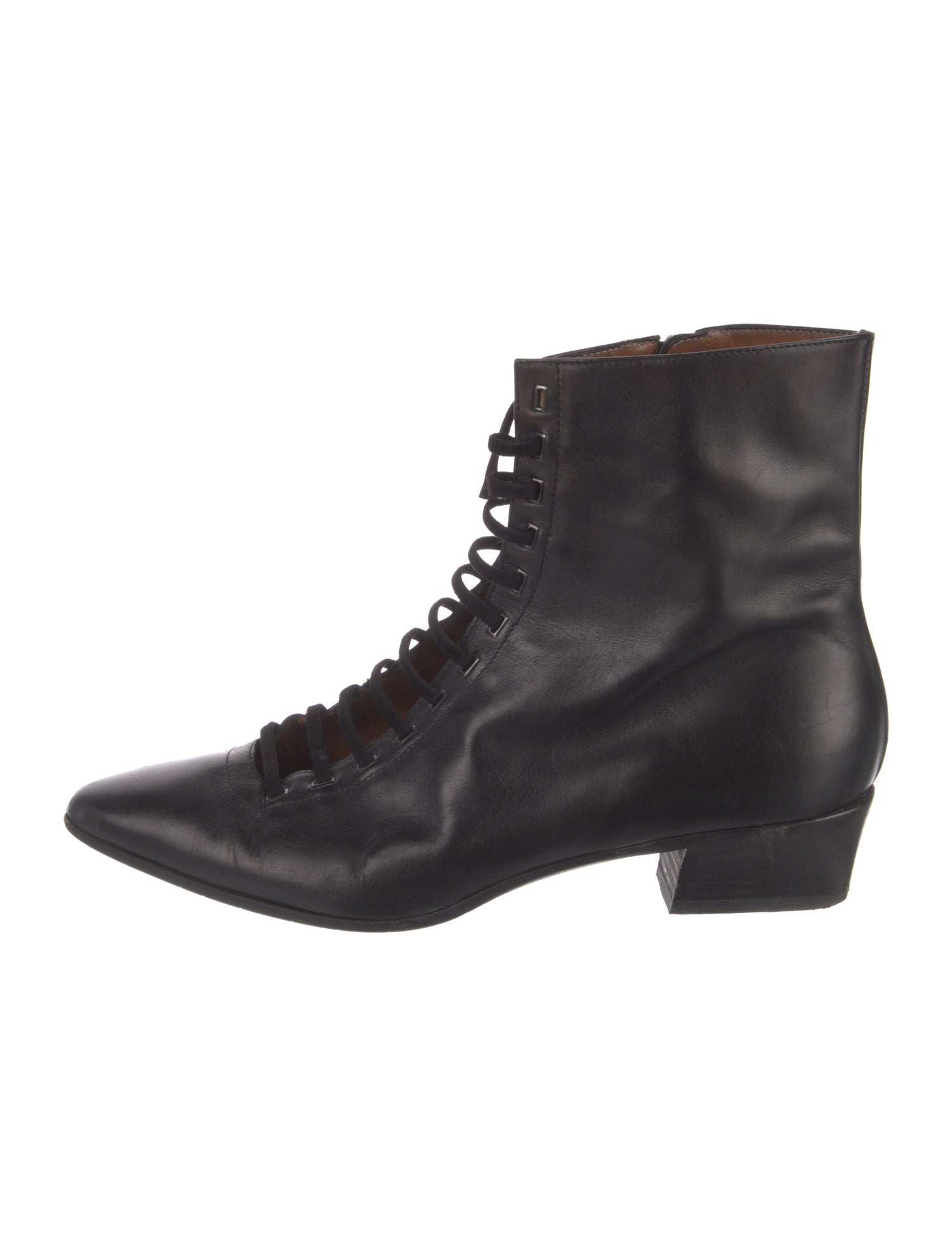 Aquatalia Leather Combat Boots