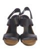 Aquatalia Leather T-Strap Sandals