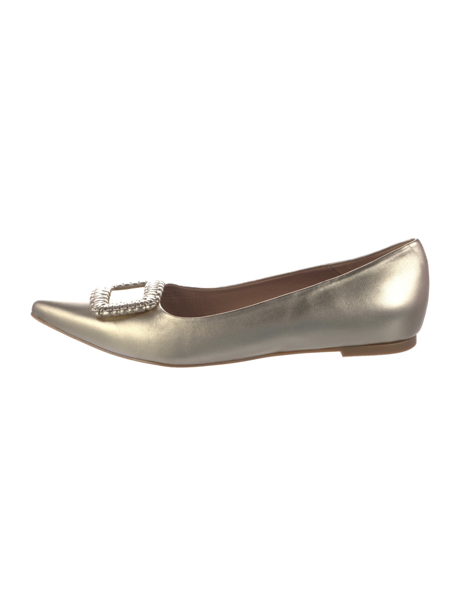 Aquatalia Leather Ballet Flats