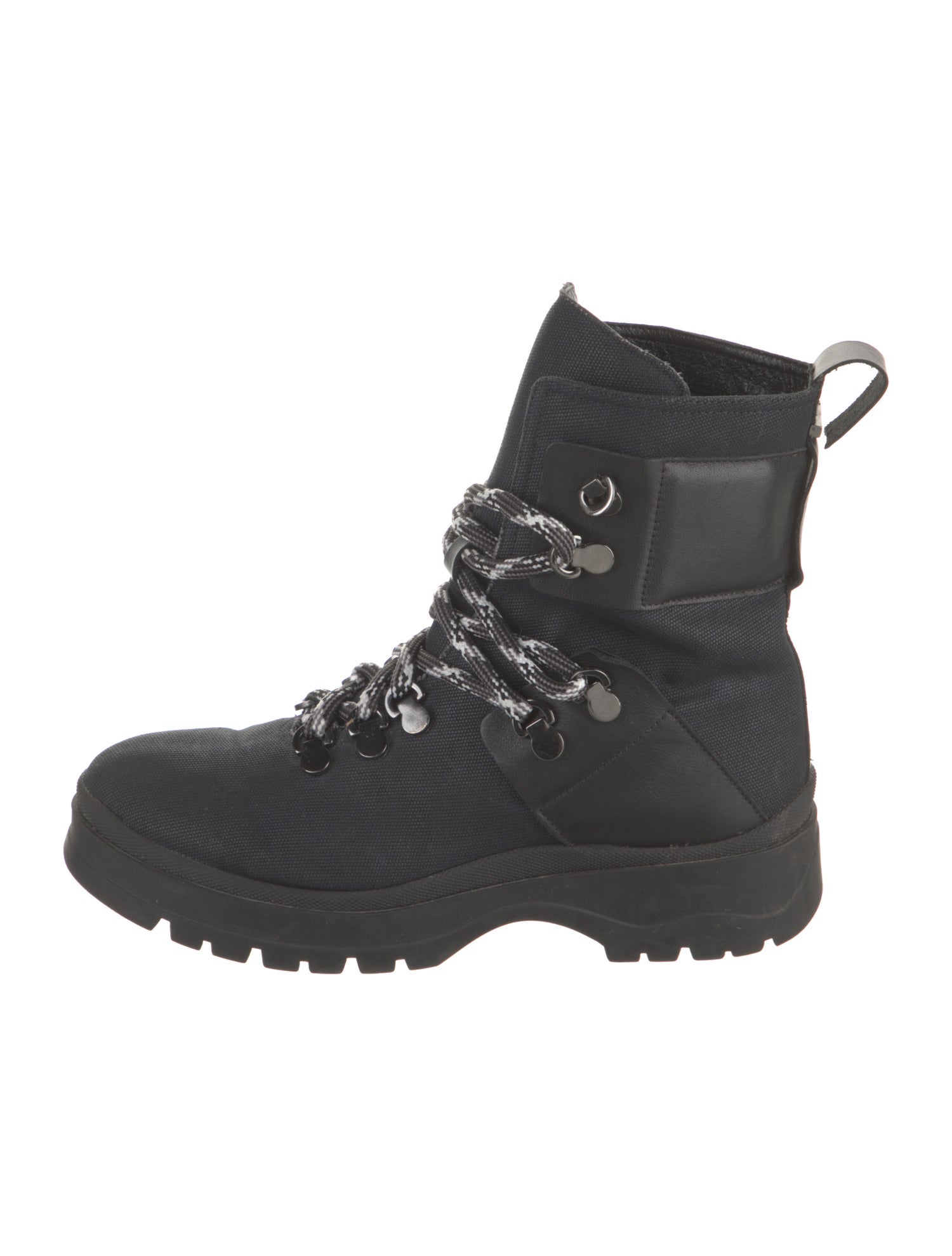 Aquatalia Canvas Combat Boots