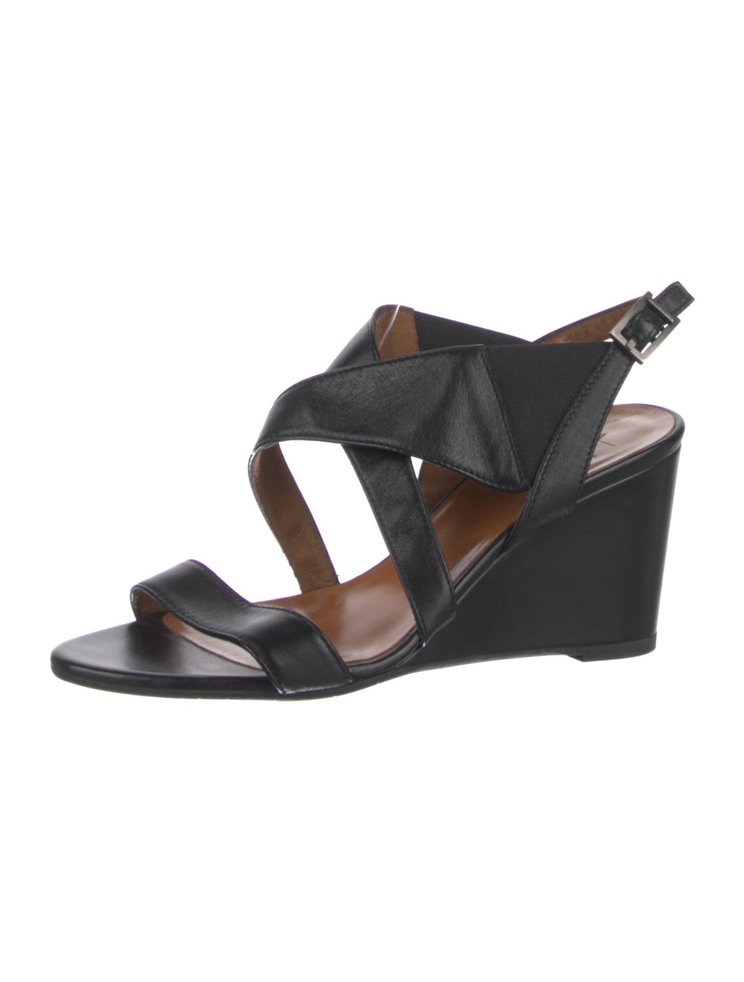 Aquatalia Leather Slingback Sandals