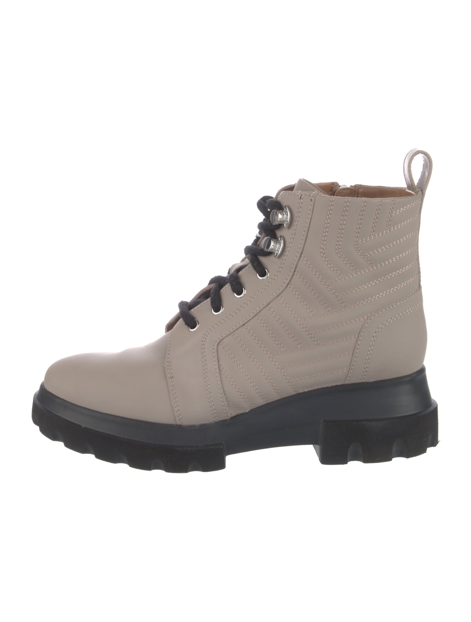 Aquatalia Leather Combat Boots