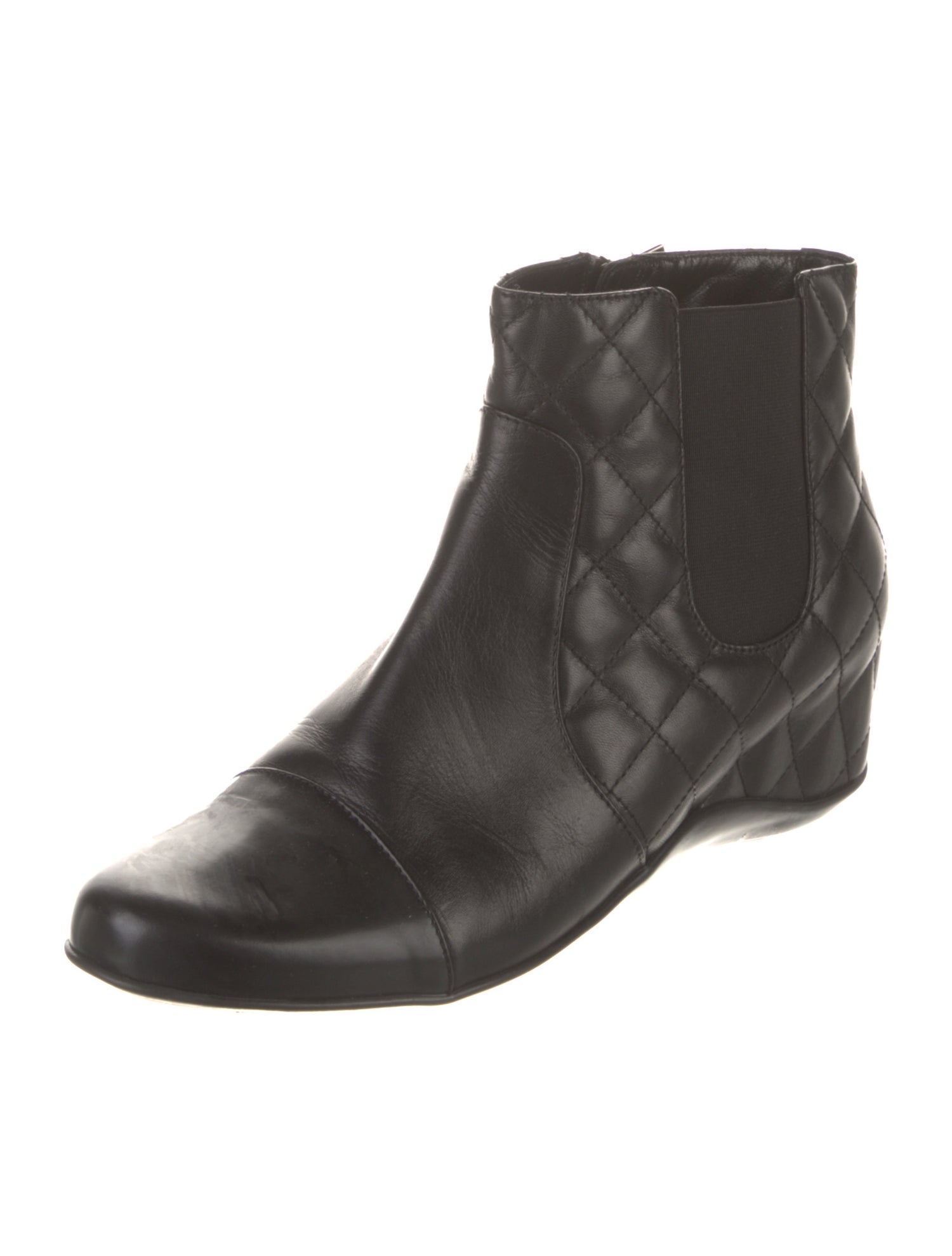 Aquatalia Leather Chelsea Boots