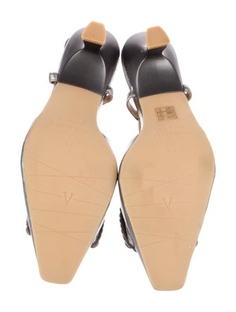 Aquatalia Leather Slingback Pumps