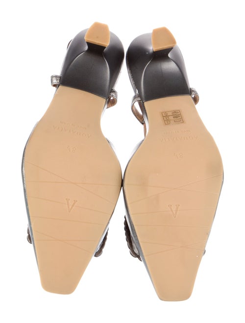 Aquatalia Leather Slingback Pumps