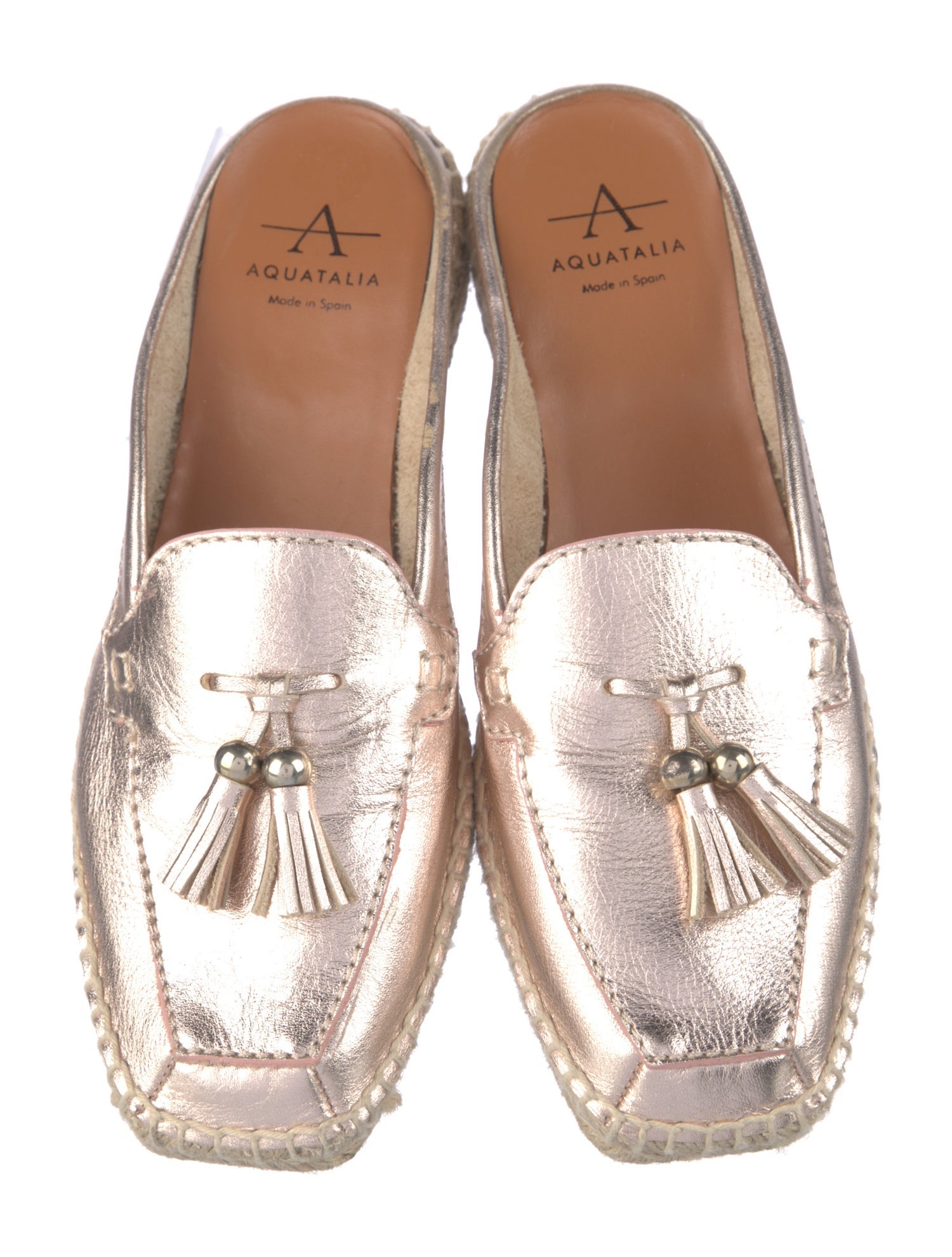 Aquatalia Leather Espadrilles