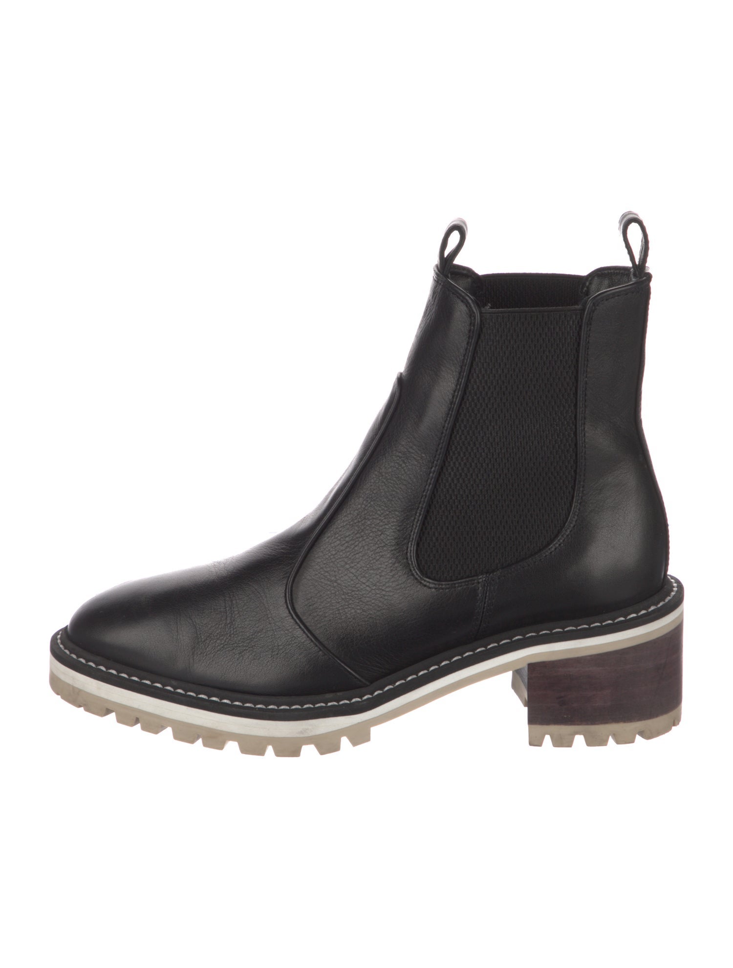 Aquatalia Leather Chelsea Boots
