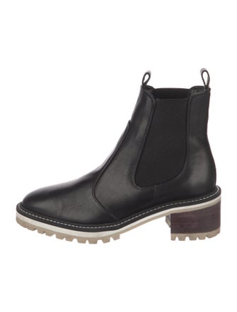 Aquatalia Leather Chelsea Boots