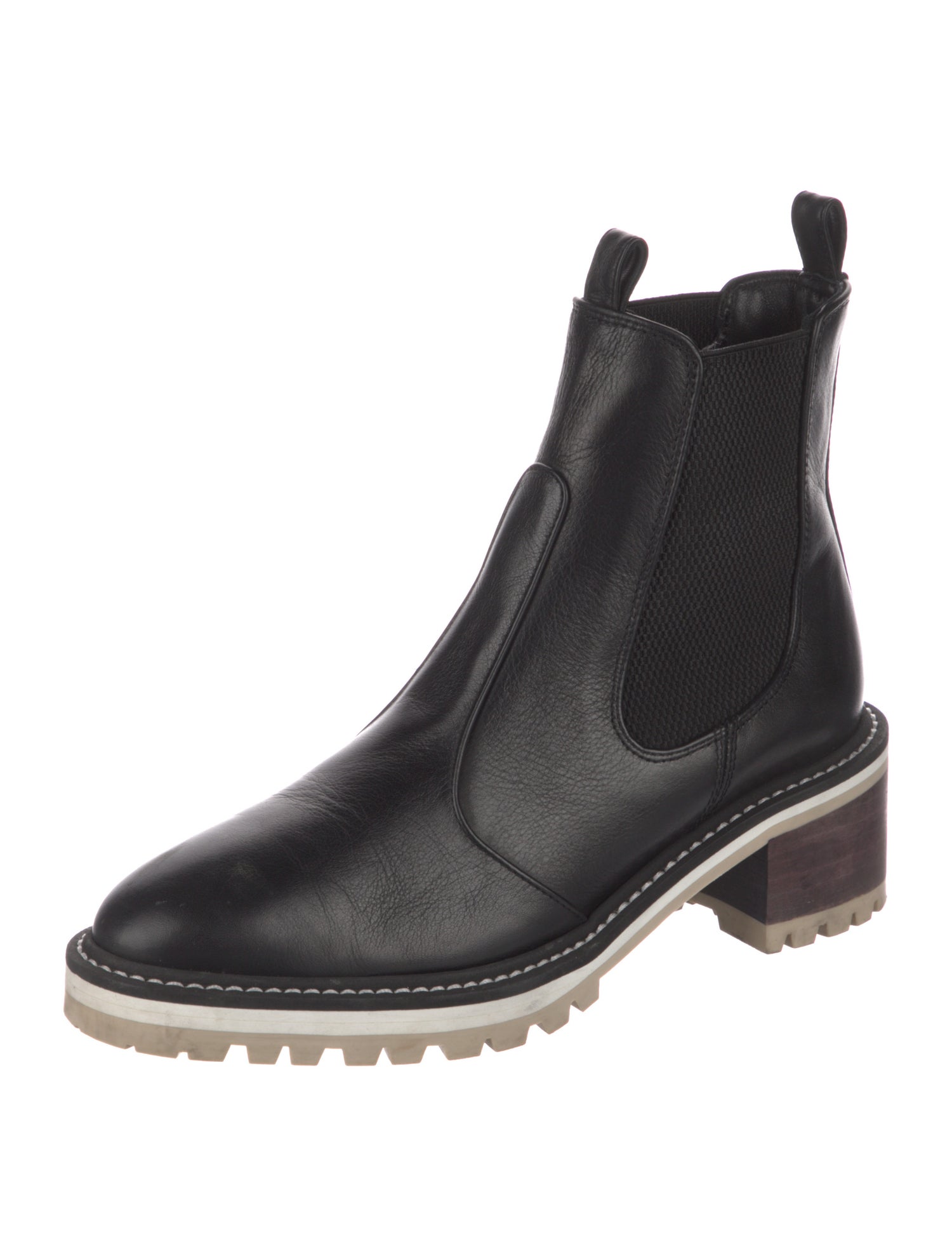 Aquatalia Leather Chelsea Boots