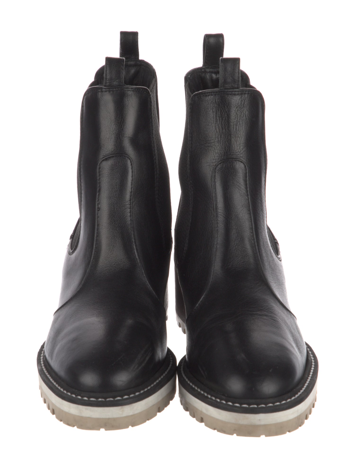Aquatalia Leather Chelsea Boots