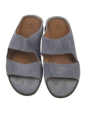 Aquatalia Suede Slides