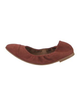 Aquatalia Suede Ballet Flats