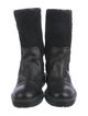 Aquatalia Leather Moto Boots