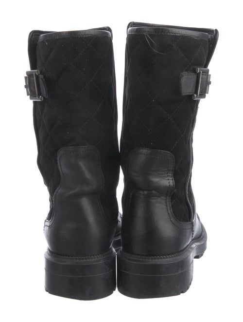 Aquatalia Leather Moto Boots