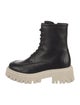 Aquatalia Leather Combat Boots