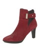 Aquatalia Suede Colorblock Pattern Boots