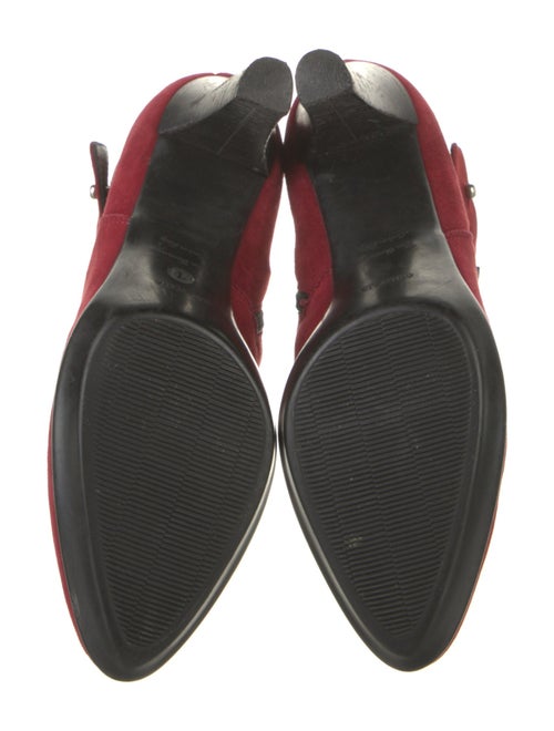 Aquatalia Suede Colorblock Pattern Boots