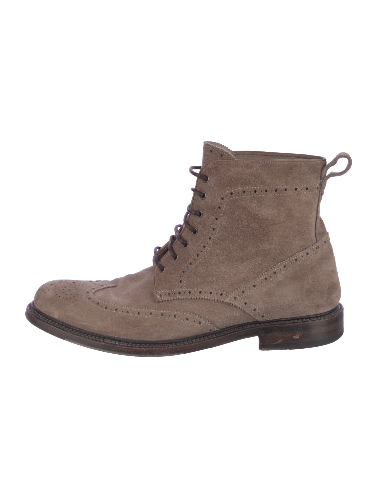 Aquatalia Suede Lace-Up Boots