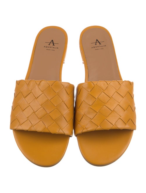 Aquatalia Leather Slides