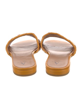 Aquatalia Leather Slides