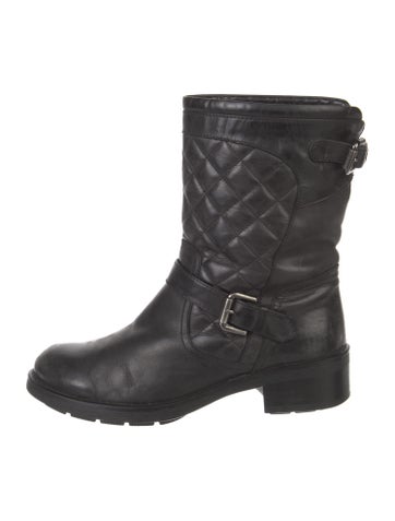 Aquatalia Boots Leather Moto 8