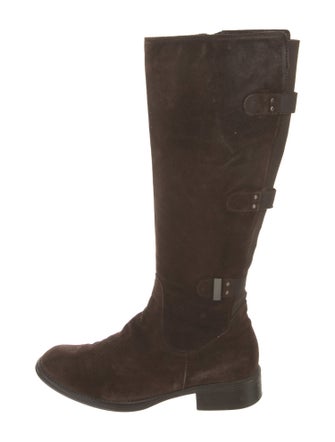 Aquatalia Suede Riding Boots