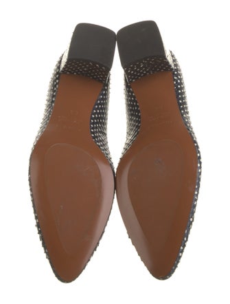 Aquatalia Embossed Leather Animal Print Pumps