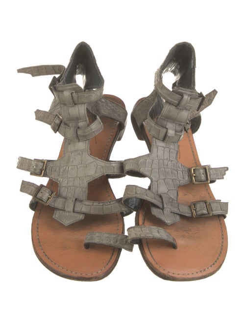 Aquatalia Leather Gladiator Sandals