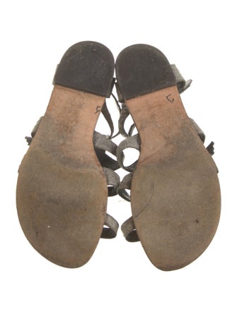 Aquatalia Leather Gladiator Sandals