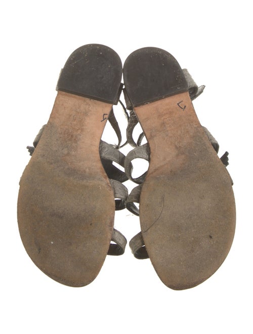 Aquatalia Leather Gladiator Sandals