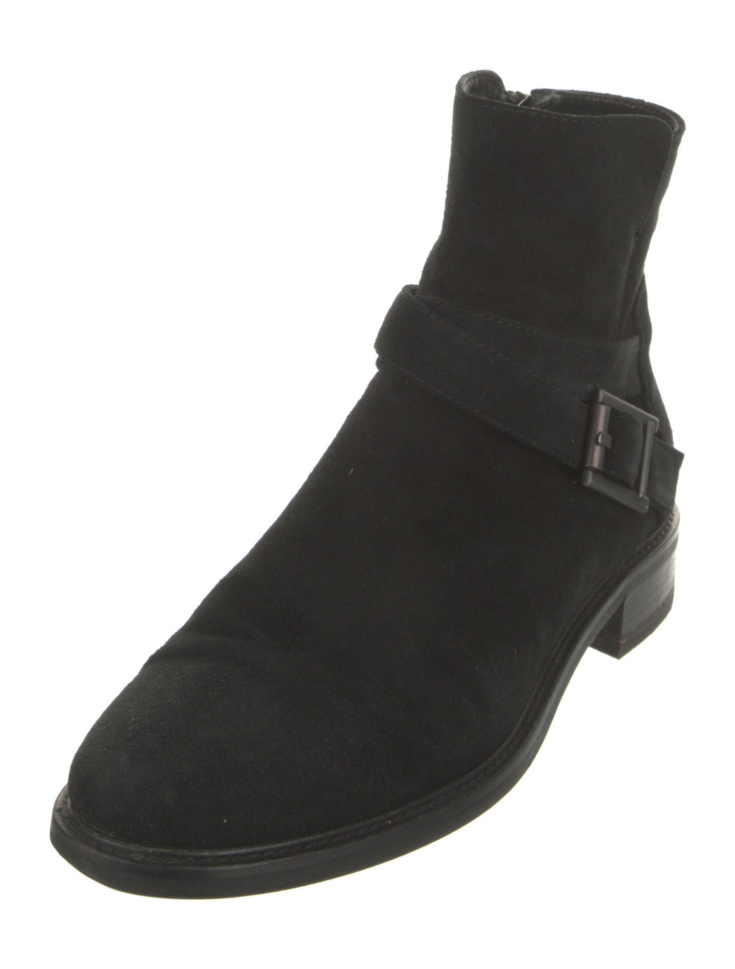 Aquatalia Suede Moto Boots
