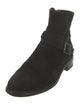 Aquatalia Suede Moto Boots