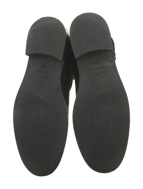 Aquatalia Suede Moto Boots