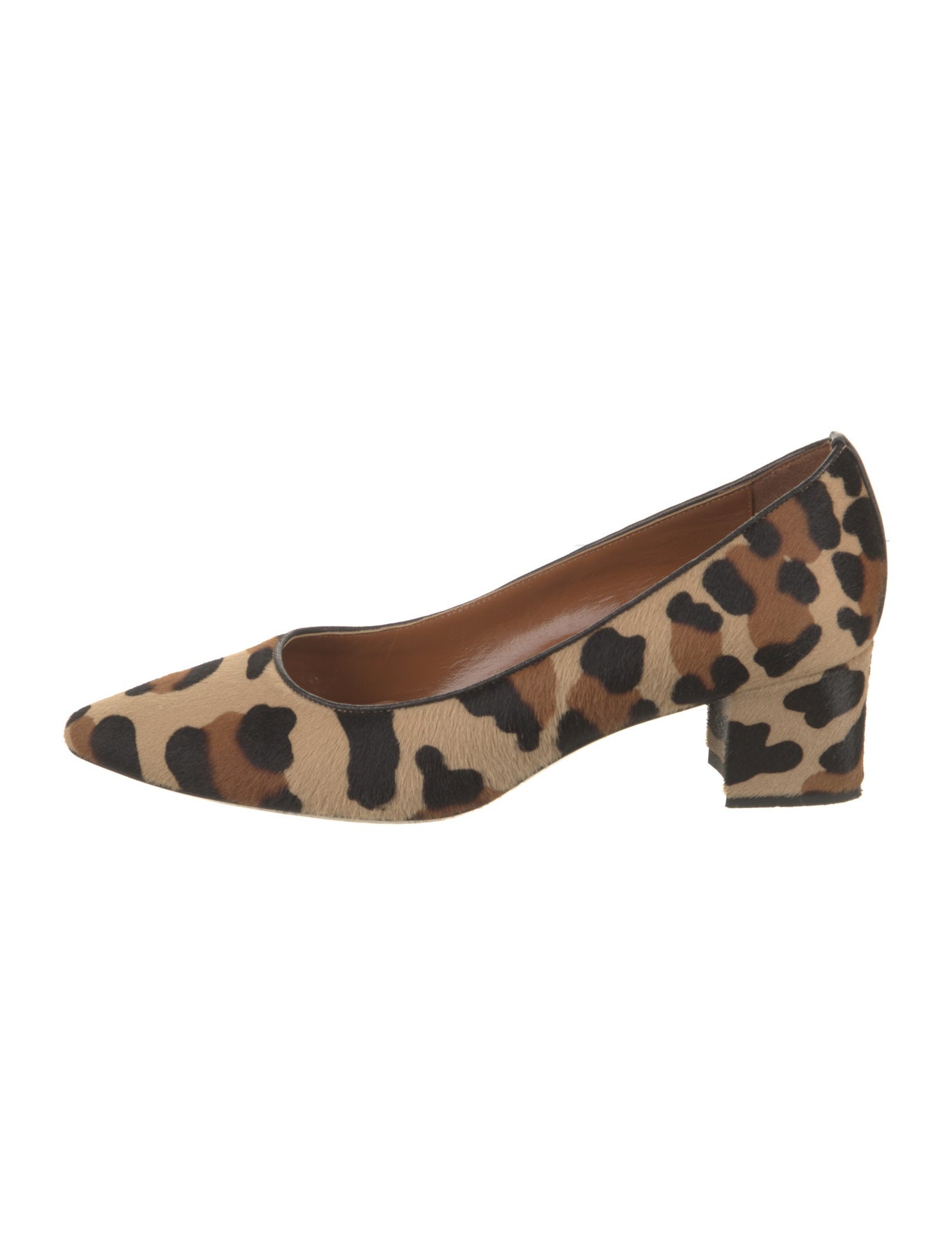 Aquatalia Ponyhair Animal Print Pumps