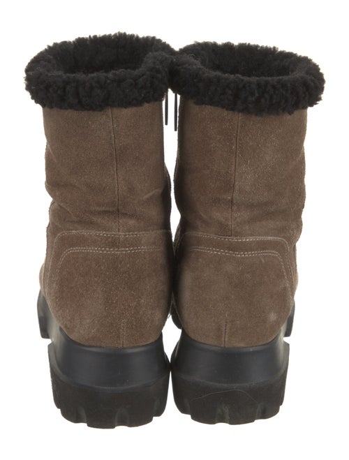 Aquatalia Suede Combat Boots