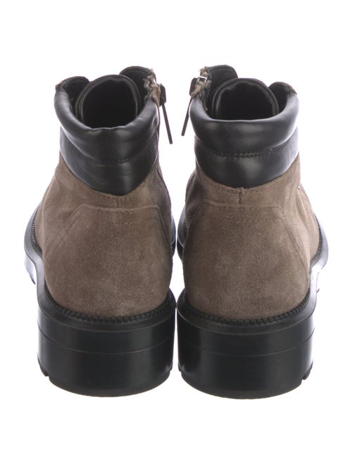 Aquatalia Suede Printed Lace-Up Boots