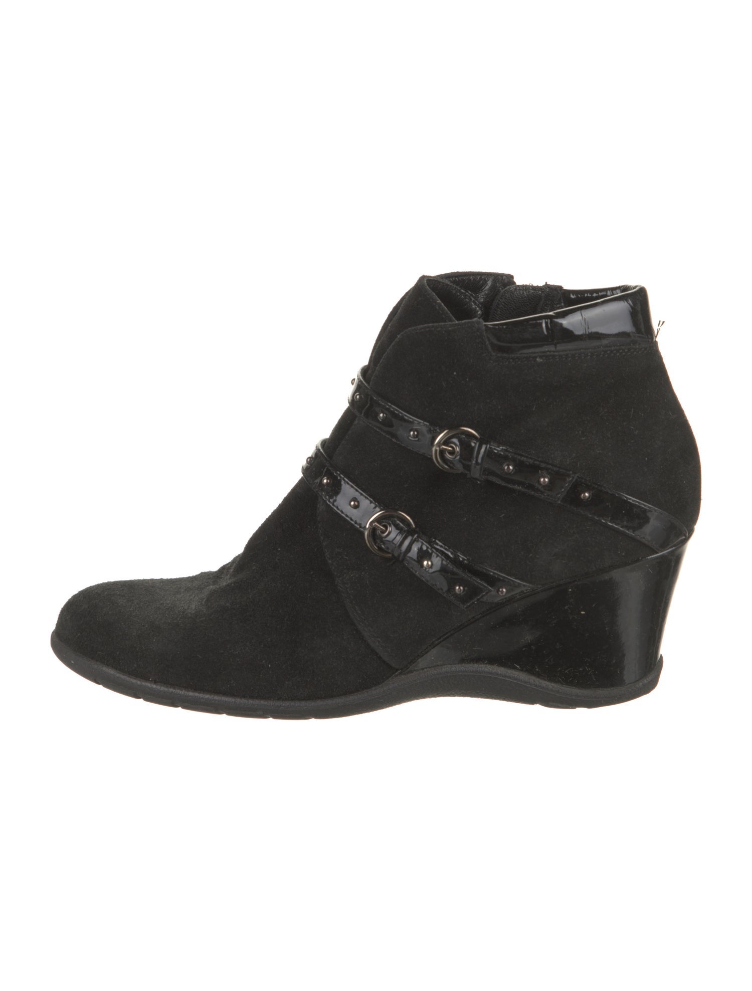 Aquatalia Suede Moto Boots
