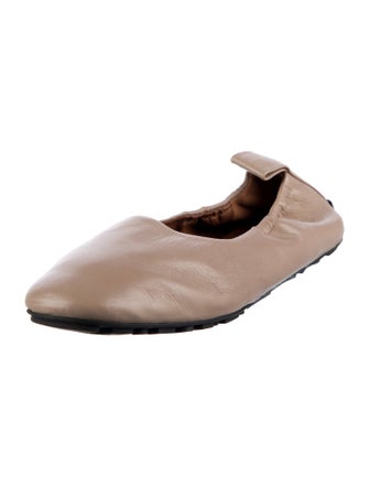 Aquatalia Leather Ballet Flats