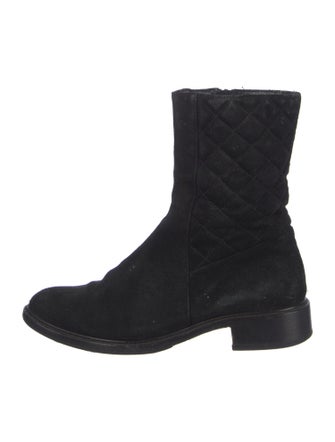 Aquatalia Suede Combat Boots
