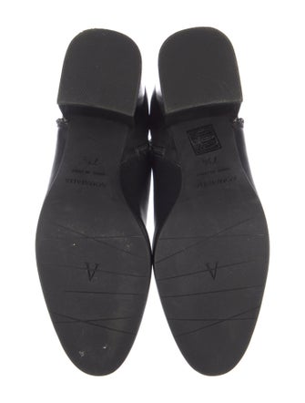 Aquatalia Leather Studded Accents Boots