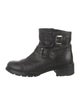 Aquatalia Leather Moto Boots