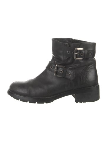 Aquatalia Boots Leather Moto 5