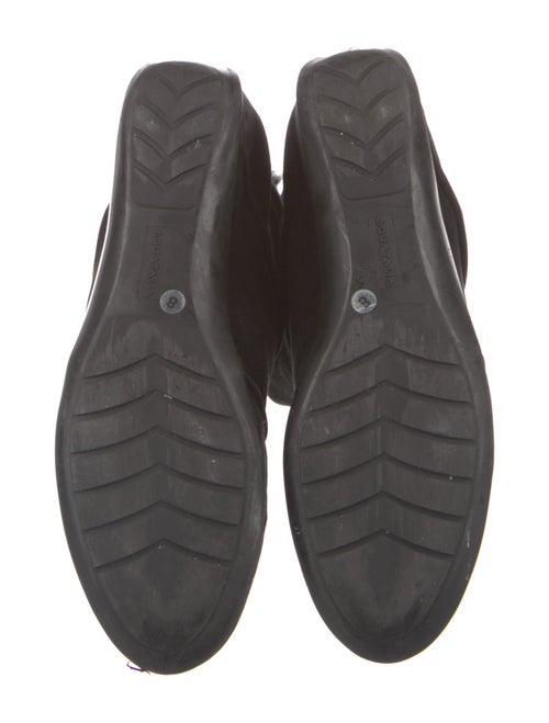 Aquatalia Suede Faux Fur Trim Boots