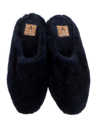 Aquatalia Shearling Mules