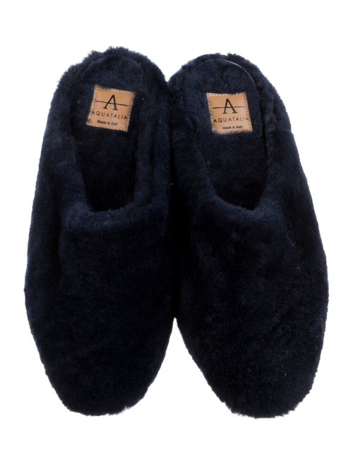 Aquatalia Shearling Mules